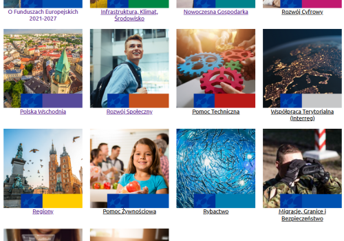 Strony internetowe programów unijnych z nowej perspektywy finansowej UE już uruchomione!
