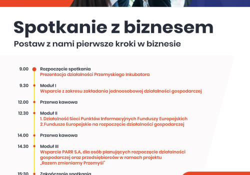 Spotkanie z biznesem - szkolenie w Przemyskim Inkubatorze Przedsiębiorczości i Innowacji