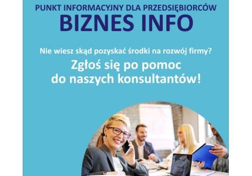 BIZNES INFO - Punkt informacyjny dla przedsiębiorców